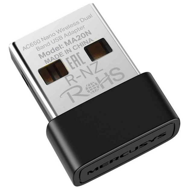 Адаптер WiFi MERCUSYS MA20 AC650, USB - изображение 2