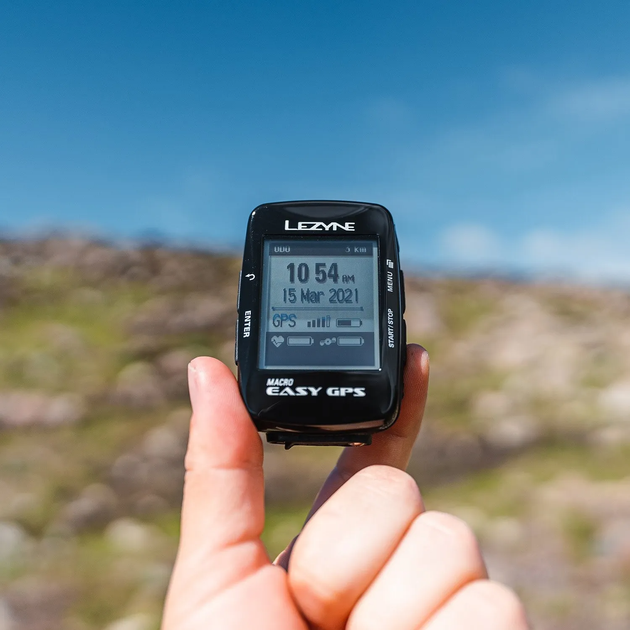 Велокомп'ютер Lezyne Macro Easy GPS чорний - Фото 9 Велокомп'ютер Lezyne Macro Easy GPS чорний - зображення 9
