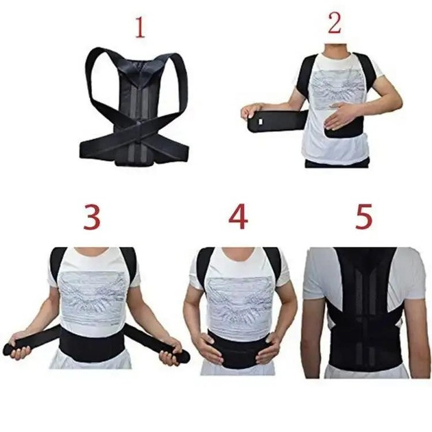 Коректор постави від сутулості Back Pain Need Help для поліпшення постави та розвантаження хребта - зображення 2
