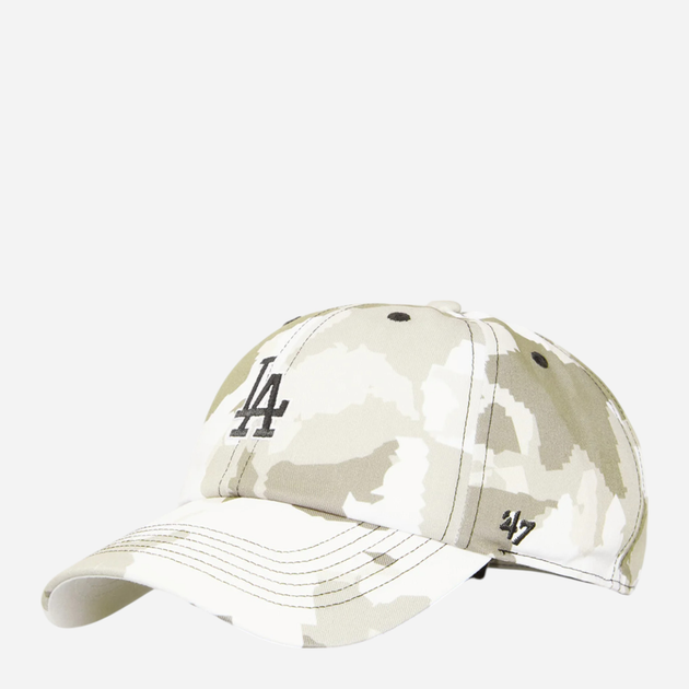 Кепка 47Brand Los Angeles Dodgers Digital ST DGTCU12PTS-GY One Size Біла з зеленим (198742422416)