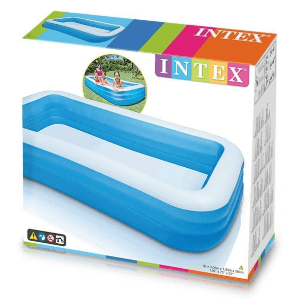 Бассейн надувной Intex Океан 305x183x56см прямоугольный 1020 л виниловый 58484 - изображение 5