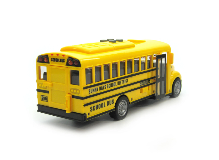Школьный автобус Wenyi 1:16 подвижные детали, свет, звук 27см WY950A - Фото 7 Школьный автобус Wenyi 1:16 подвижные детали, свет, звук 27см WY950A - изображение 7