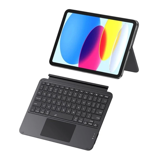 Магнитный чехол-клавиатура Baseus Brilliance для iPad 10.2" с Bluetooth 5.3, подсветкой, аккумулятором 300 mAh P40112602111-01 Black - изображение 3