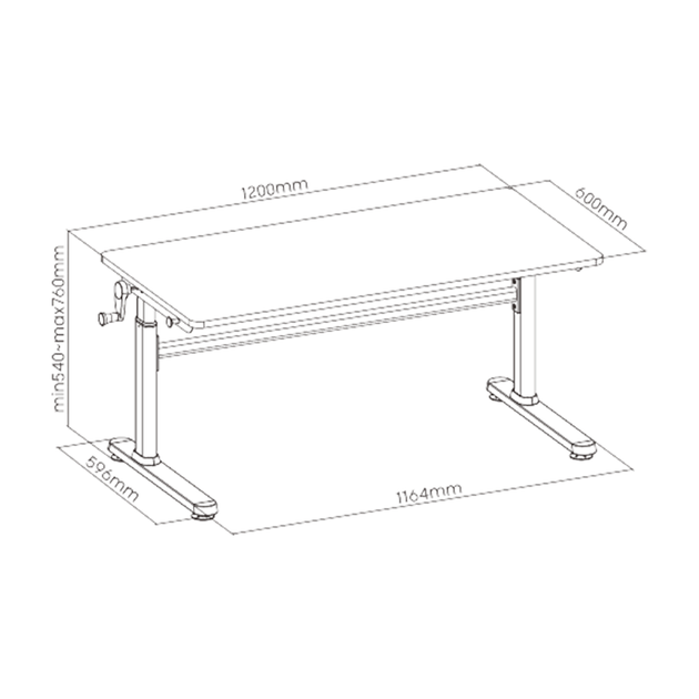 Детская парта Cubby Imparare Grey - изображение 2