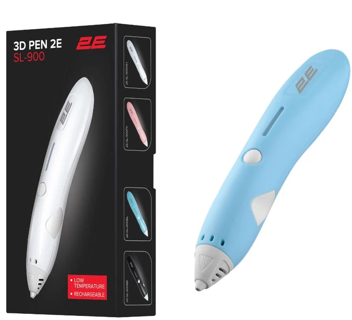 3D-ручка 2E SL_900 PCL Акб 500 mAh Блакитний iz16639 - зображення 6