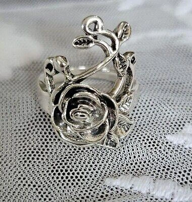 Женское посеребряное кольцо Victorian Trading Roses on the Vine 6 Sterling Silver 925 Ring - Фото 2 Женское посеребряное кольцо Victorian Trading Roses on the Vine 6 Sterling Silver 925 Ring - изображение 2