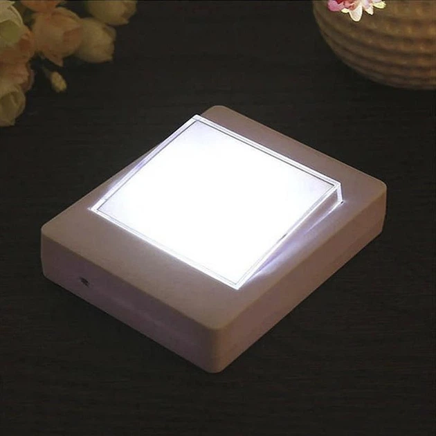 Ночник выключатель COB LED настенная светодиодная подсветка на магните липучке, 3 Вт - изображение 3