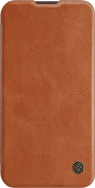 Etui z klapką Nillkin Qin Leather Pro Case do Apple iPhone 14 Pro Brown (6902048248946) - obraz 3
