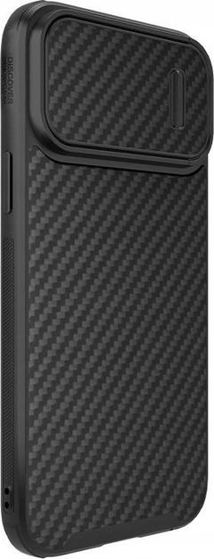 Панель Nillkin Synthetic Fiber S Case для Apple iPhone 14 Pro Black (6902048249783) - зображення 5