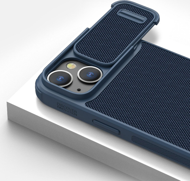Etui Nillkin Textured S Case do Apple iPhone 14 Plus Blue (6902048249608) - obraz 6