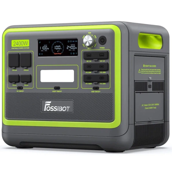 Зарядна станція Fossibot F2400 NEW (версія з Wi-Fi) - Фото 2 Зарядна станція Fossibot F2400 NEW (версія з Wi-Fi) - изображение 2