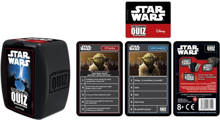 Настільна гра Winning Moves Top Trumps Quiz 500 питань Star Wars (польська версія) (5036905037112) - зображення 3