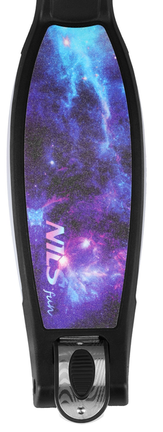 Hulajnoga dziecięca Nils Fun HLB1310 LED Czarna (5907695571950) - obraz 8