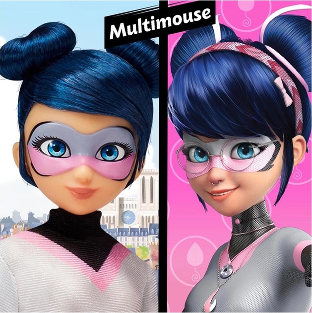 Lalka Playmates Miraculous: Biedronka i Czarny Kot - Multimouse 26 cm 50022 (043377500223) - obraz 9