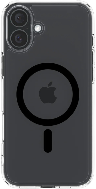 Etui Spigen Ultra Hybrid MagFit do Apple iPhone 16 Black (ACS08206) - obraz 3