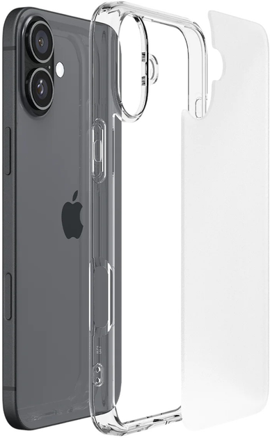 Etui Spigen Ultra Hybrid do Apple iPhone 16 Frost Clear (ACS08199) - obraz 7