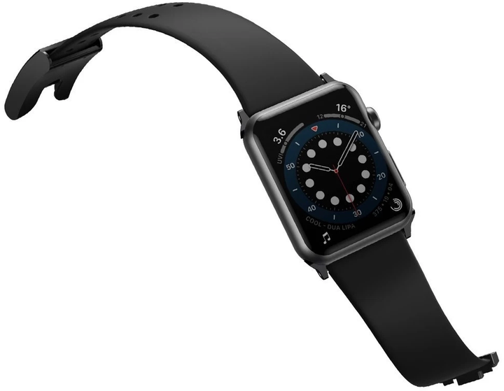 Ремінець Baseus Slip-Thru для Apple Watch Series 3 / 4 / 5 / 6 / SE 38 | 40 mm Black (LBWSE-01) - зображення 3