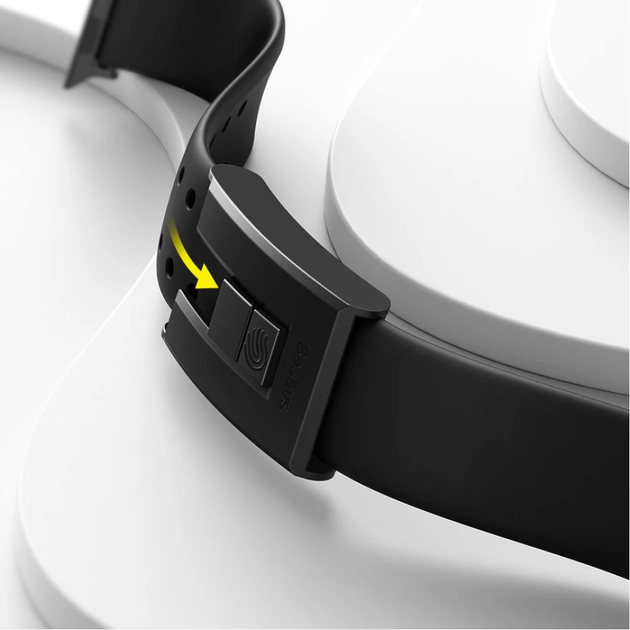 Ремінець Baseus Slip-Thru для Apple Watch Series 3 / 4 / 5 / 6 / SE 38 | 40 mm Black (LBWSE-01) - зображення 9