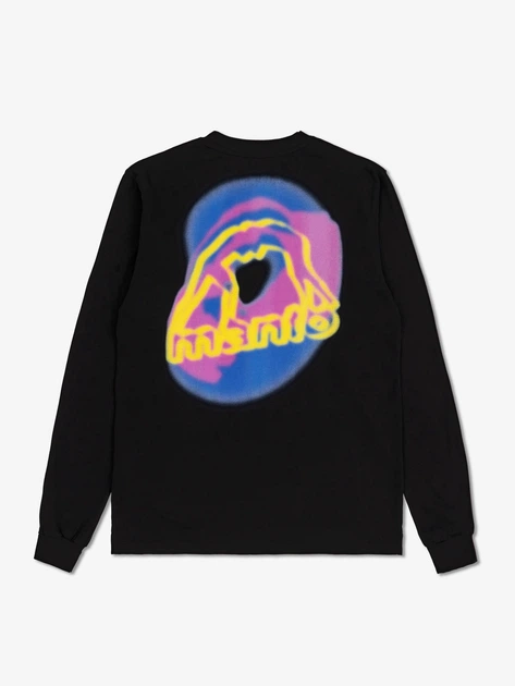 Лонгслів MANTO longsleeve BLUR Black M - изображение 2