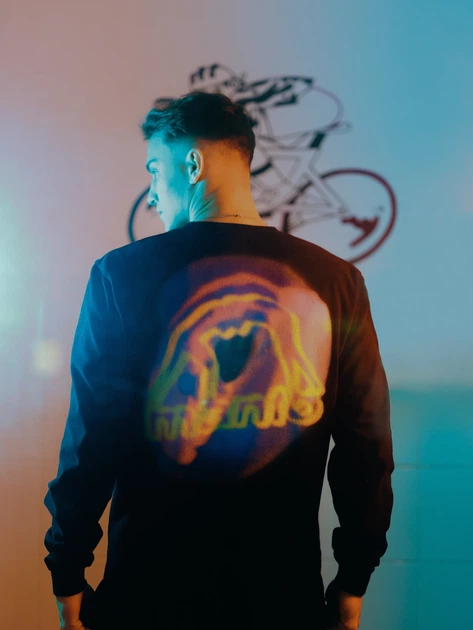 Лонгслів MANTO longsleeve BLUR Black M - изображение 3