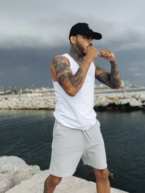 Шорти MANTO shorts LOGO Heather Grey L - Фото 7 Шорти MANTO shorts LOGO Heather Grey L - изображение 7