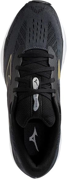 Чоловічі кросівки для бігу Mizuno WAVE SERENE / Ebony/Gloden Halo /MIZUNO Snow White / 45.0/10.5 - Фото 2 Чоловічі кросівки для бігу Mizuno WAVE SERENE / Ebony/Gloden Halo /MIZUNO Snow White / 45.0/10.5 - изображение 2