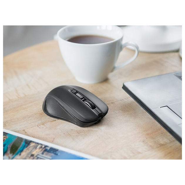 Мышка Modecom MC-WM9.1, беспроводная, 4кн., 1600dpi, черная - изображение 3