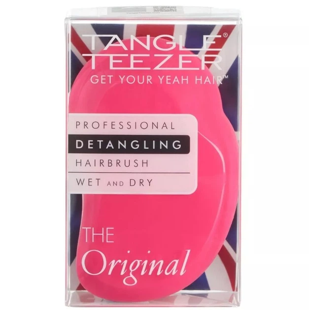 Профессиональная расческа для волос Tangle Teezer розовая для влажных и сухих волос - изображение 4