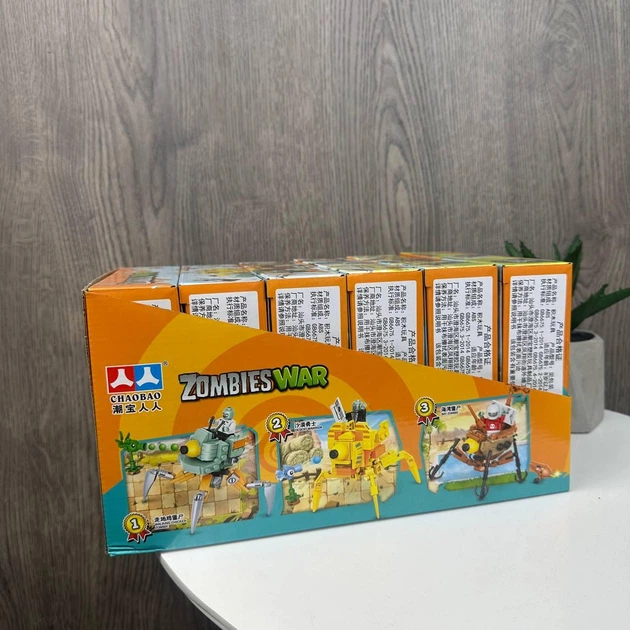 Детский конструктор набор Plants vs Zombie Растения против зомби робот 6 в 1 762 детали (7081) - Фото 12 Детский конструктор набор Plants vs Zombie Растения против зомби робот 6 в 1 762 детали (7081) - изображение 12