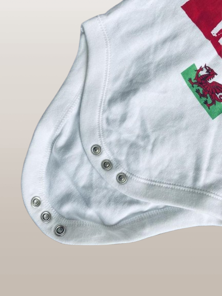 Дитяче боді Made in Wales Nutmeg 6-9 міс білий - изображение 4