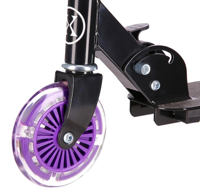 Самокат дитячий Nils Extreme HD025 LED Фіолетовий (5907695542004) - зображення 6