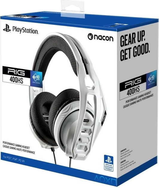 Навушники Nacon RIG 400HS White (5033588053910) - зображення 6