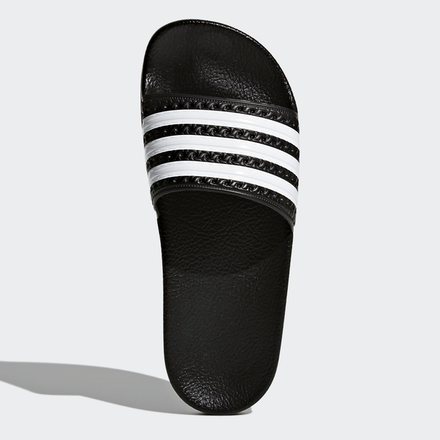 Подростковые шлепанцы для мальчика Adidas Adilette J BA7130 36.5 Core Black (4057283927643) - изображение 5