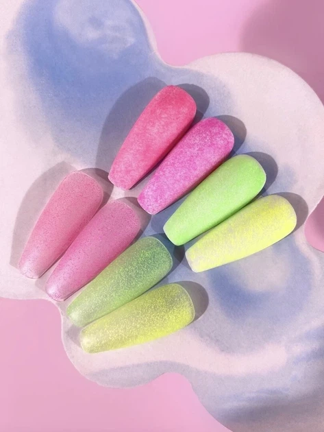 Матовий топ для гель-лаку LUNA Top Matte Sand Yellow 13ml - зображення 5