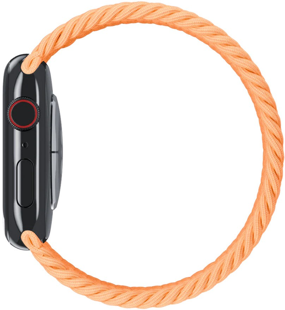 Pasek Apple Braided Solo Loop do Apple Watch 45mm Size 12 Bright Orange (APL_MQYW3) - obraz 3