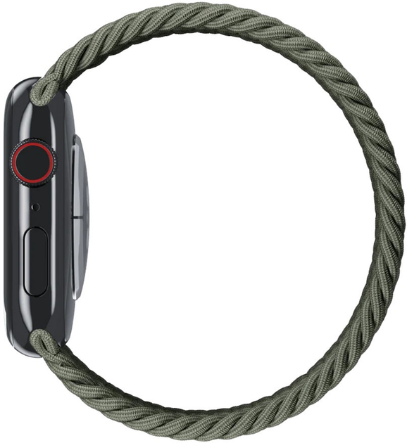 Pasek Apple Braided Solo Loop do Apple Watch 45mm Size 1 Olive (APL_MQYX3) - obraz 3