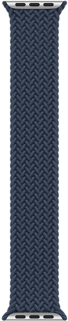 Pasek Apple Braided Solo Loop do Apple Watch 45mm Size 6 Abyss Blue (ML6K3) - obraz 3