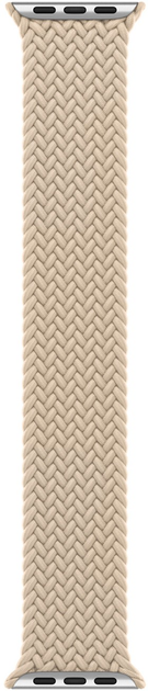 Pasek Apple Braided Solo Loop do Apple Watch 41mm Size 8 Beige (MP9Y3) - obraz 3