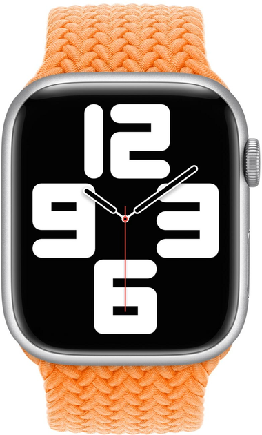 Pasek Apple Braided Solo Loop do Apple Watch 41mm Size 3 Bright Orange (MQXQ3) - obraz 3