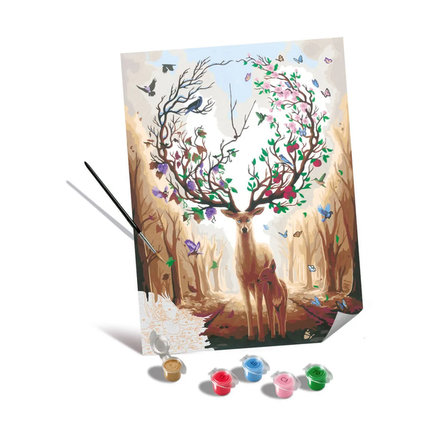 Kolorowanka po numerach Ravensburger CreArt Magic Deer 23910 (4005556239108) - obraz 3
