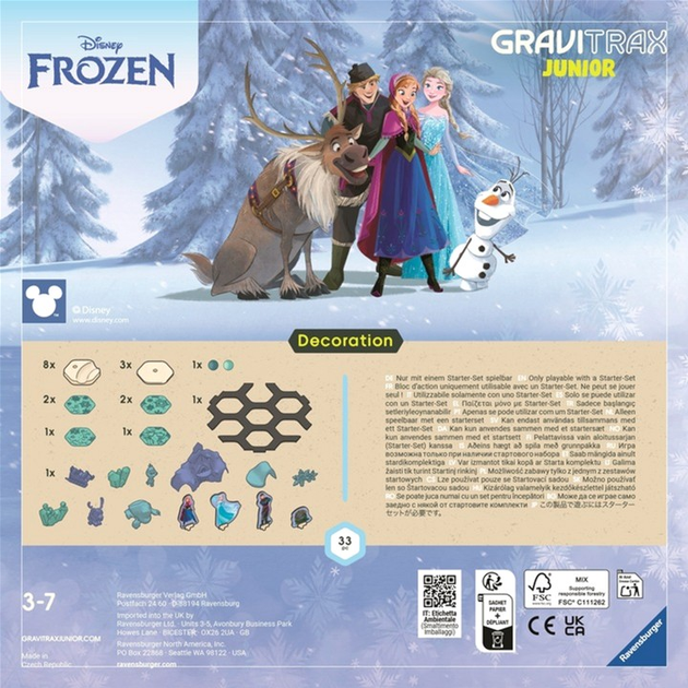 Zestaw Ravensburger Gravitrax Frozen 23861 (4005556238613) - obraz 3
