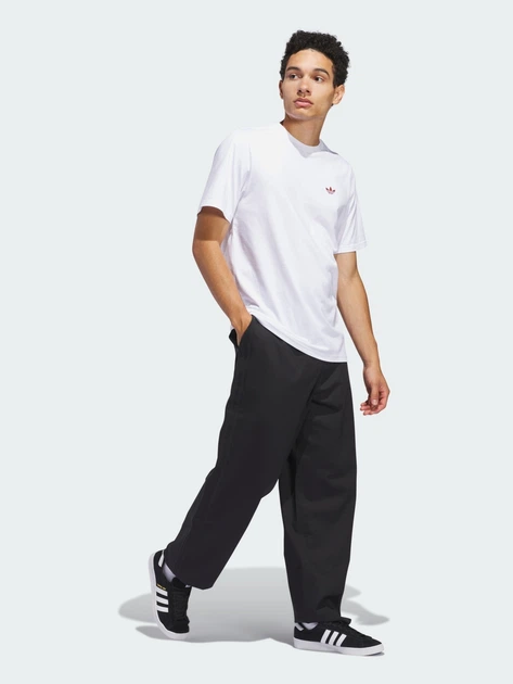 Футболка хлопковая длинная мужская Adidas JD2796 XS White