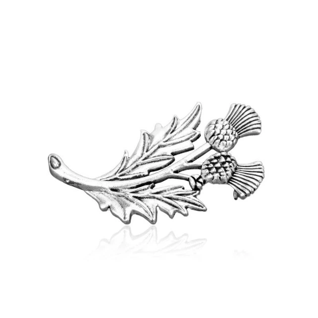 Брошь унисекс BROCHE бижутерия Цветы Чертополох серебристая BRSF112720 - Фото 1 Брошь унисекс BROCHE бижутерия Цветы Чертополох серебристая BRSF112720 - изображение 1