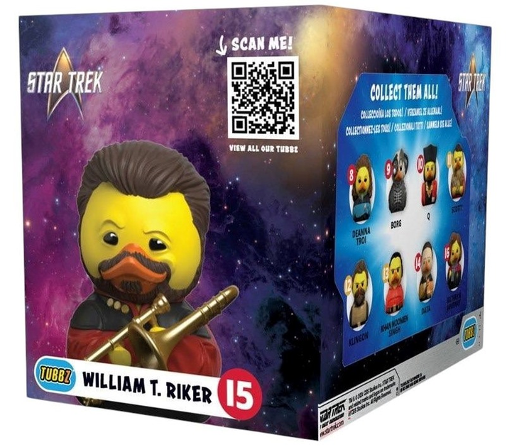 Figurka Numskull Tubbz Boxed Star Trek - William T. Riker 9 cm (15) (23P56H) (5056280460442) - obraz 7
