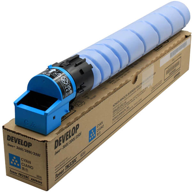 Toner Develop TN-328 Ineo+ 360i/300i/250i Cyan (AAV84D0) - obraz 3