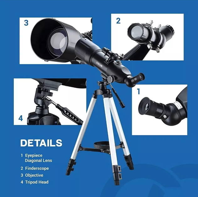 Телескоп ESSLNB 40080 Black Б/В - изображение 5