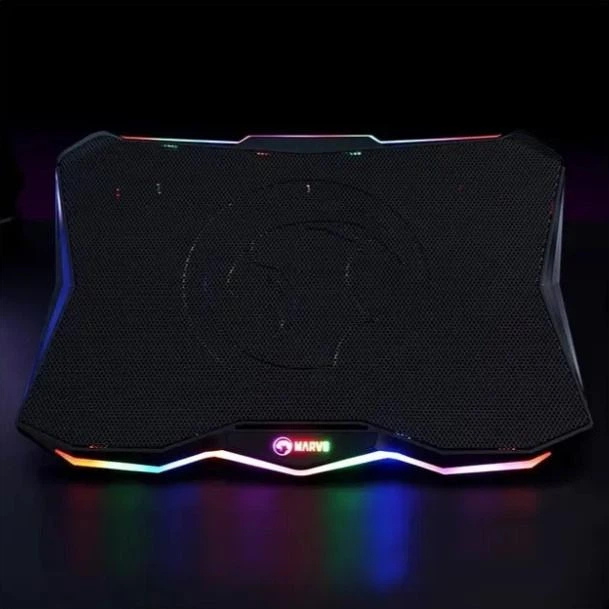 Охлаждающая подставка для ноутбука MARVO CoolingPad FN-40 до 17,3" на 2USB c подсветкой - изображение 10