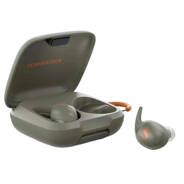 Навушники TWS Sennheiser Momentum Sport Burned Olive (700306) - Фото 2 Навушники TWS Sennheiser Momentum Sport Burned Olive (700306) - изображение 2