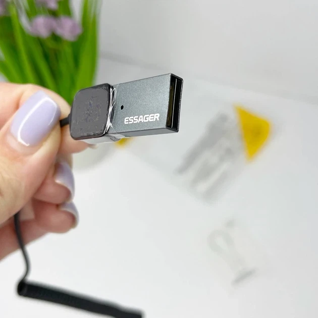 Автомобильный аудио Bluetooth адаптер (ресивер) Essager EBT-LF01-P - изображение 4