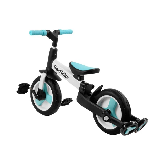 Велосипед-трансформер Best Trike 56659, синій, колеса PU 10'', батьківська ручка, знімні педалі - Фото 7 Велосипед-трансформер Best Trike 56659, синій, колеса PU 10'', батьківська ручка, знімні педалі - зображення 7